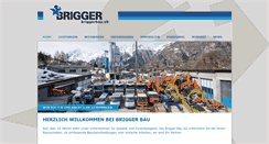 Desktop Screenshot of briggerbau.ch