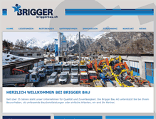 Tablet Screenshot of briggerbau.ch